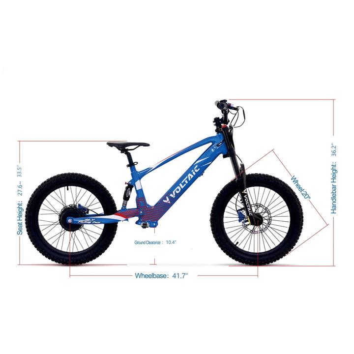 Voltaic Youth Electric Dirt Bike 20'' Flying Fox 48V