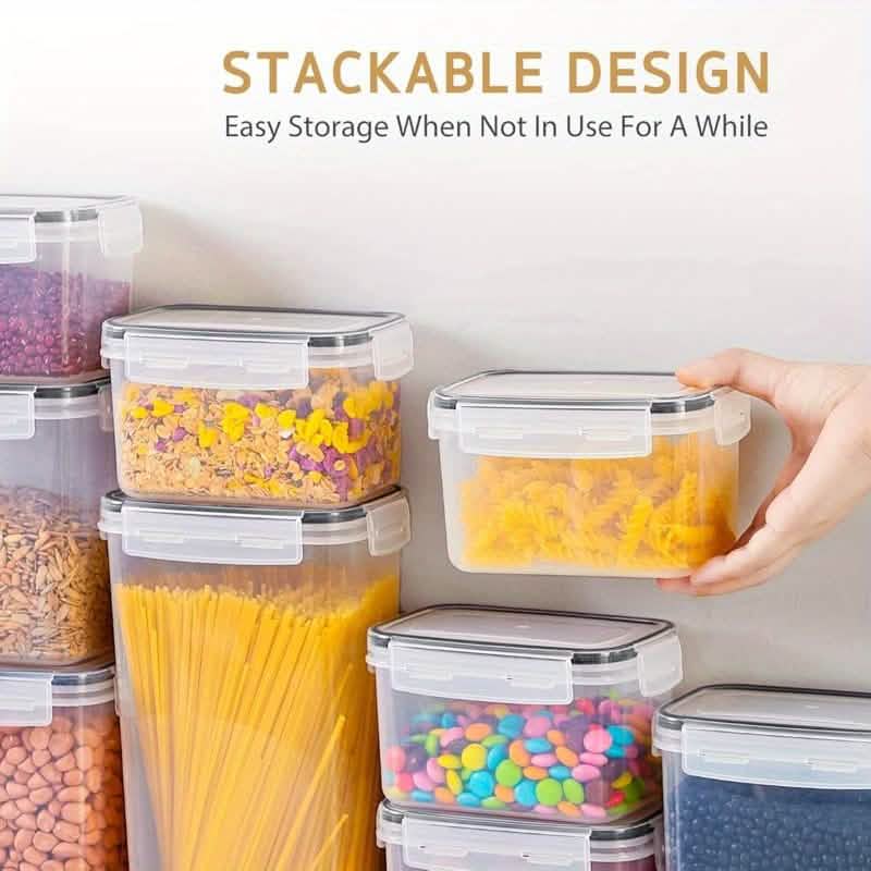 48-Piece Food Storage Container Set for Kitchen Organization