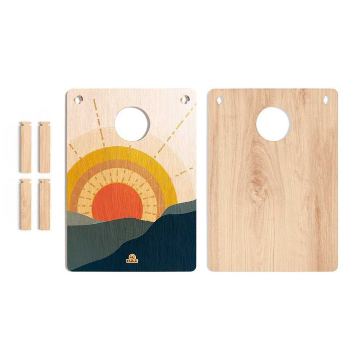 22-in × 31-in Wood Travel Cornhole Boards Set - Weekender
