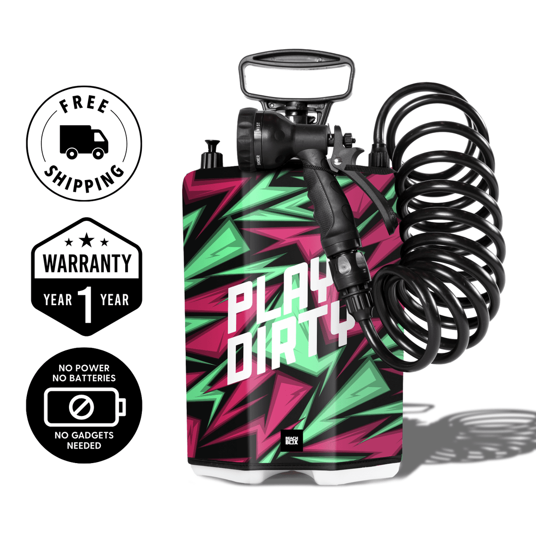 BeachBox Portable Shower Tank - 'Play Dirty'