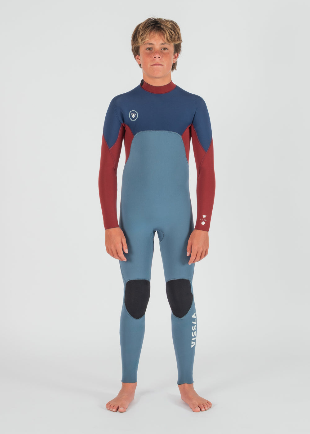 7 Seas Boys 4-3 Full Back Zip Wetsuit
