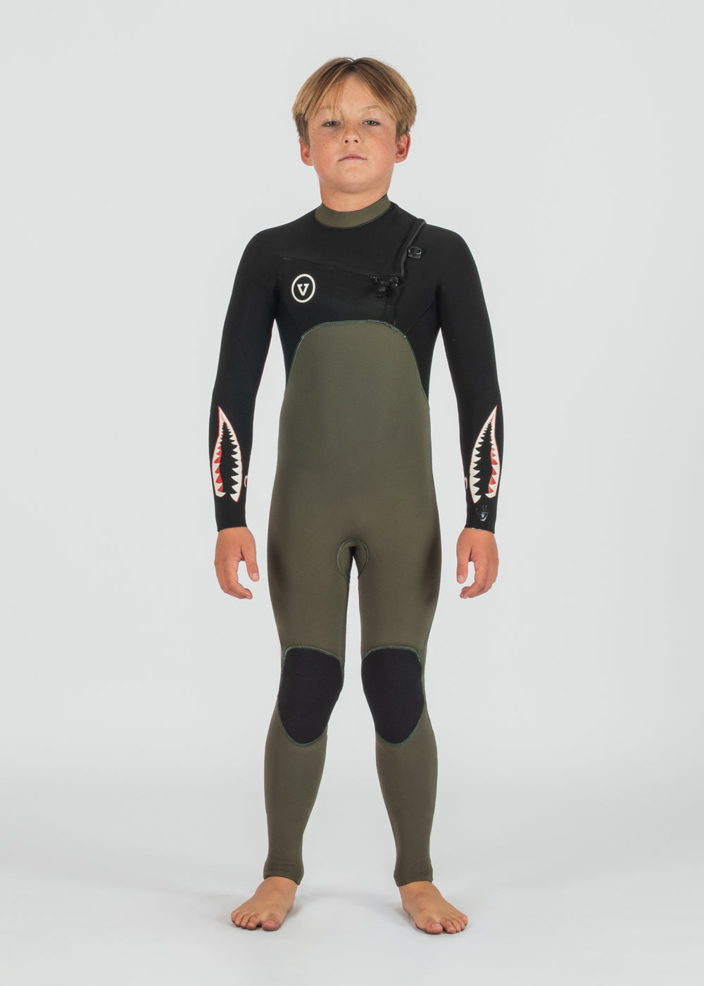 Vissla 7 Seas Boys 3-2 Warbird Full Chest Zip