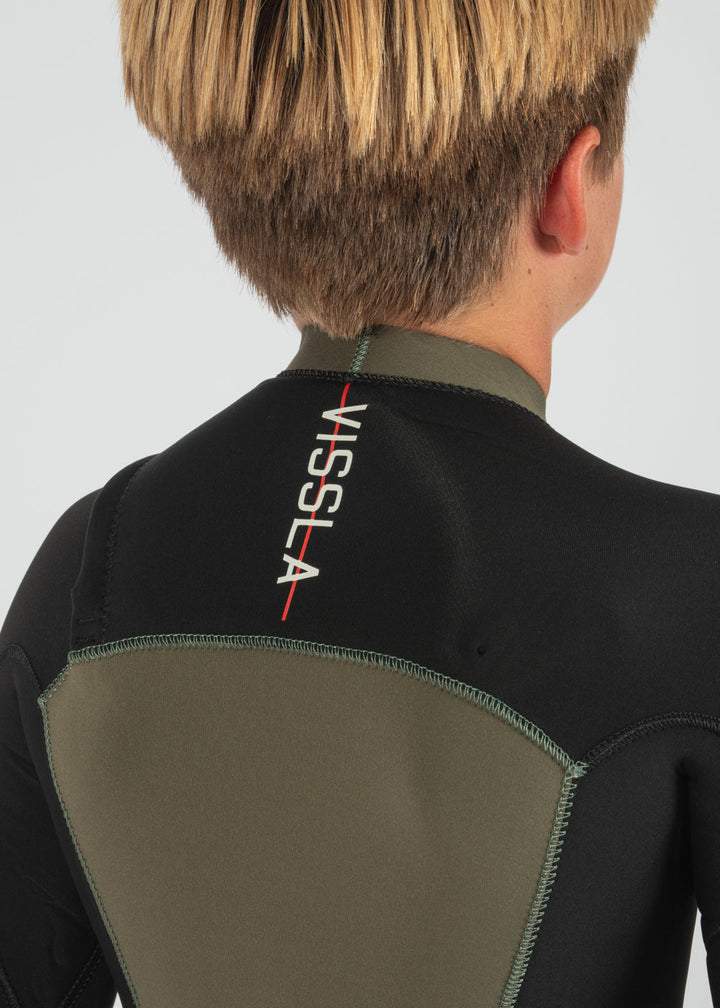 Vissla 7 Seas Boys 3-2 Warbird Full Chest Zip