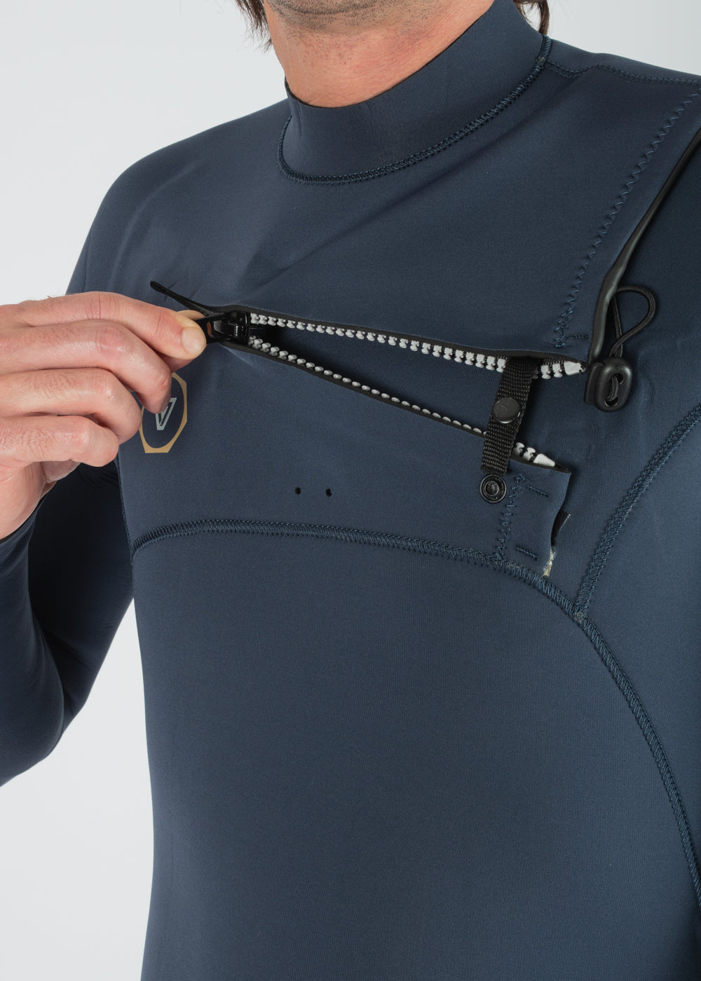 7 Seas 4-3 Full Chest Zip Wetsuit