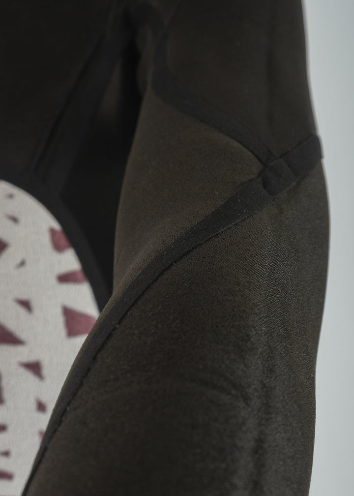 7 Seas 4-3 Full Chest Zip Wetsuit- No Logos