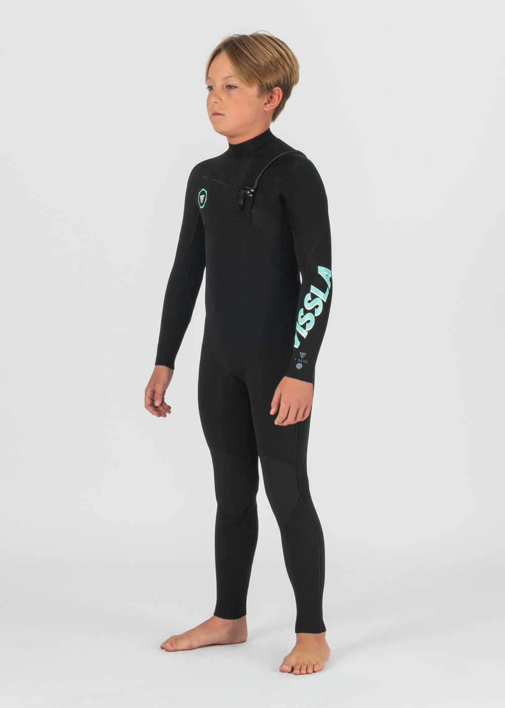 7 Seas Boys 3-2 Full Chest Zip Wetsuit