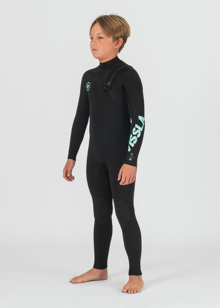 7 Seas Boys 3-2 Full Chest Zip Wetsuit
