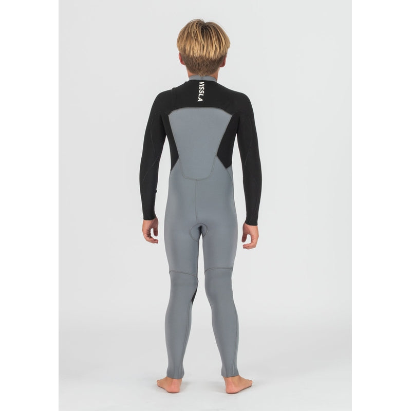 7 Seas Boys 4-3 Bolt Full Chest Zip Wetsuit