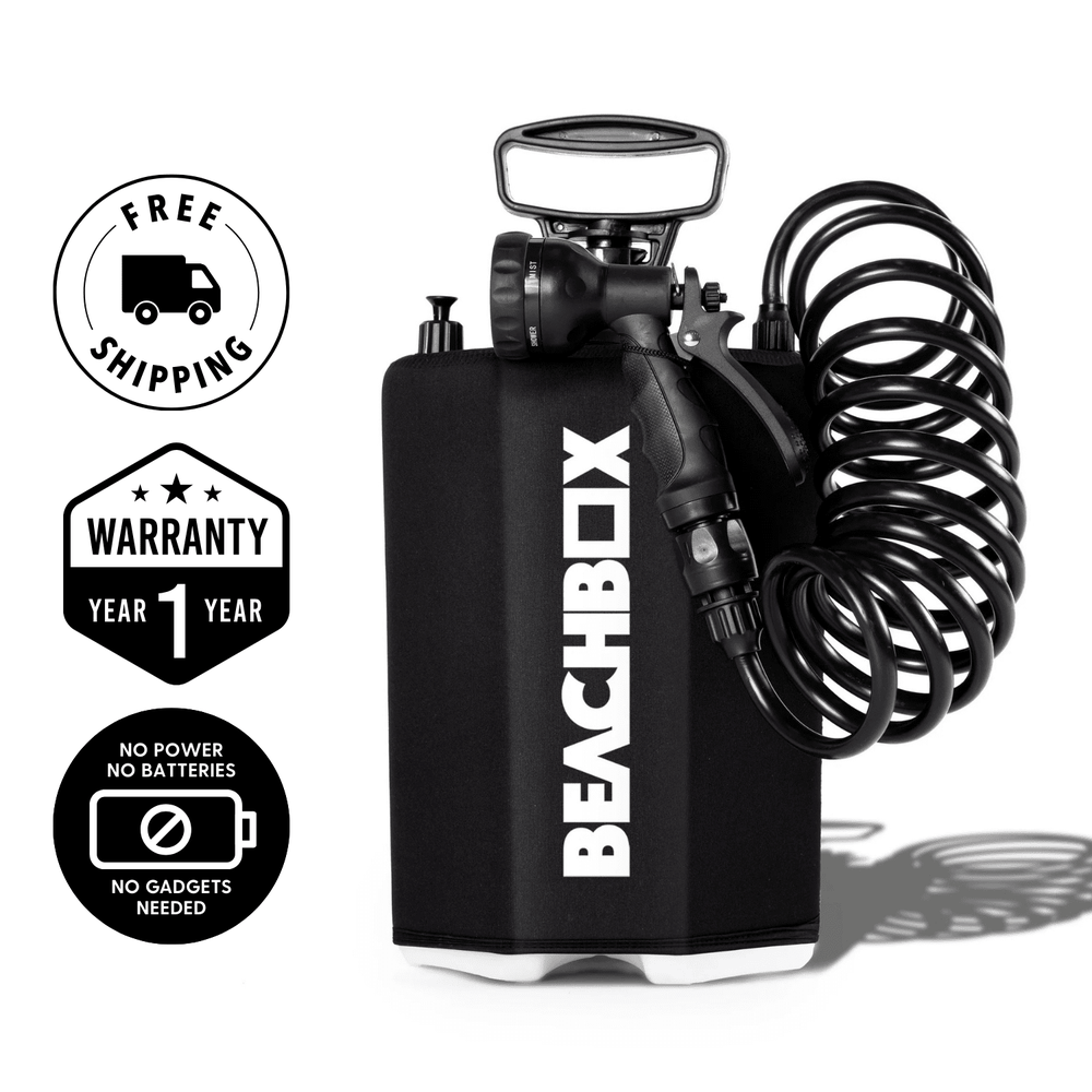 BeachBox Portable Shower Tank 'Black'