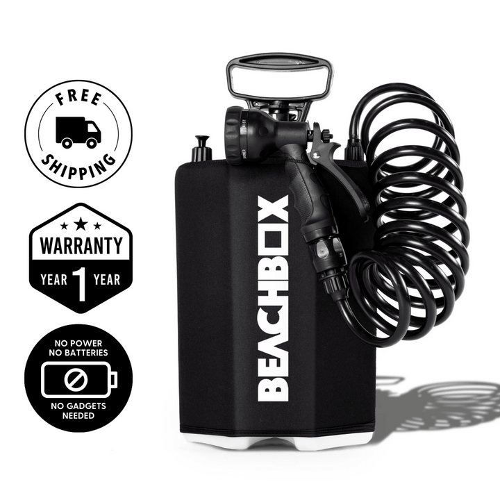 BeachBox Portable Shower Tank 'Black'