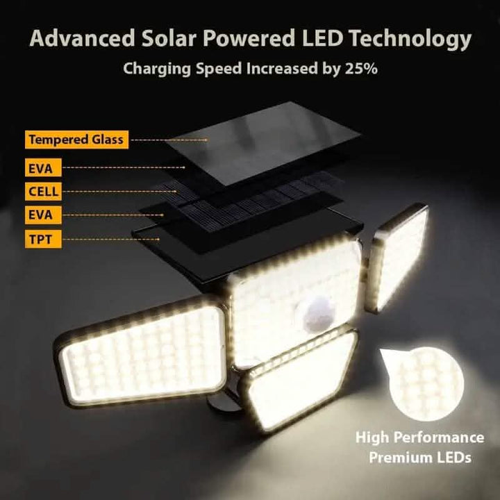 270 LED Solar Garden Outdoor Lights for Illumination