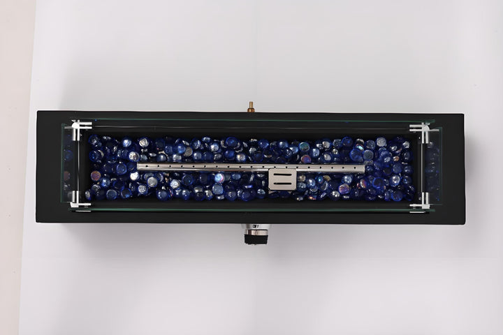 28-Inch Rectangle Fire Pit with Propane Heating