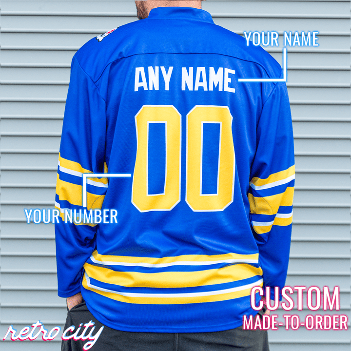 Custom Buffalo Sabres Hockey Jersey for Fans