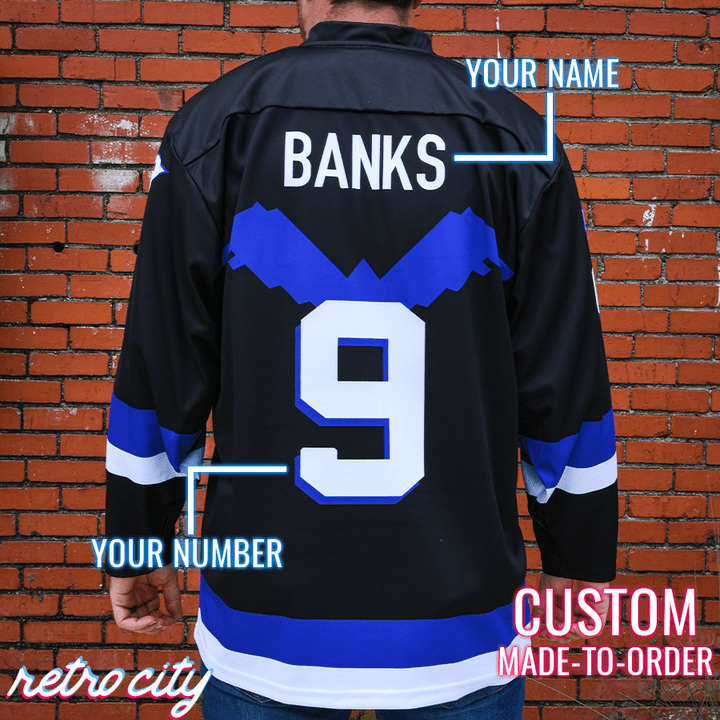 Mighty Ducks Custom Hockey Jersey for Adam Banks