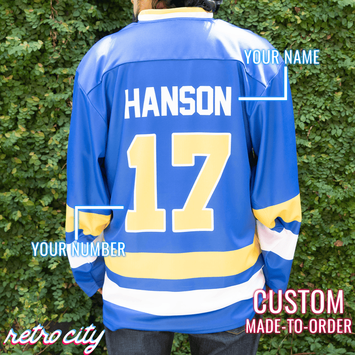 Charlestown Chiefs Custom Hockey Jersey for Fans