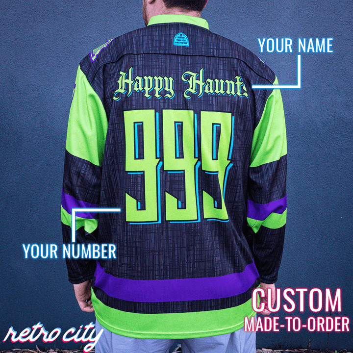 Haunted Mansion Hockey Jersey with Custom Personalization