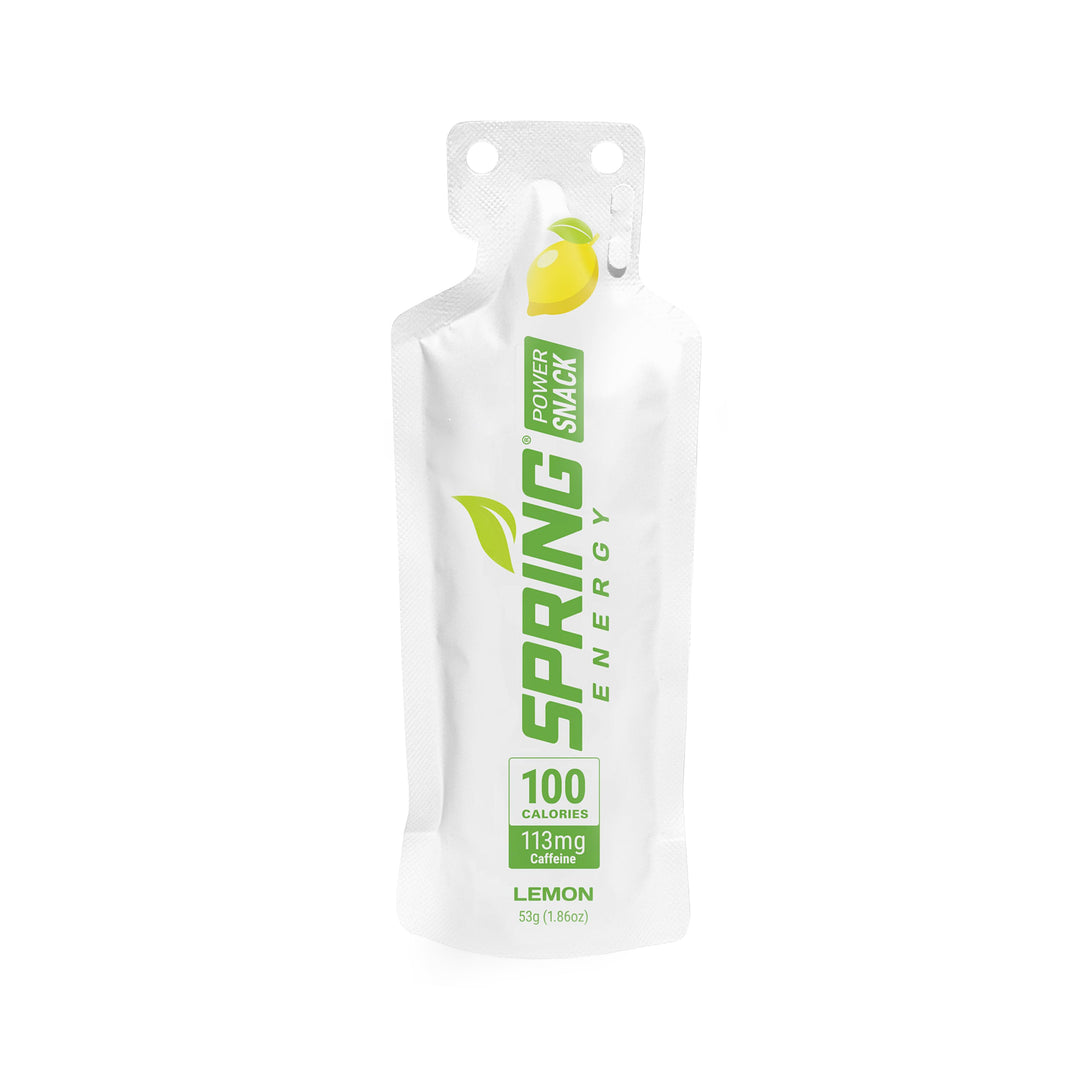 myspringenergy Lemon Power Snack with 113 mg of Caffeine 100 Kcal