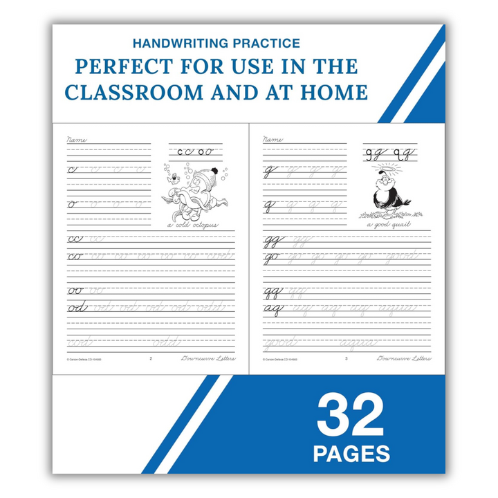 Carson Dellosa Beginning Traditional Cursive Handwriting Workbook for Kids, Handwriting Practice for Cursive Alphabet and Numbers Spiral Bound