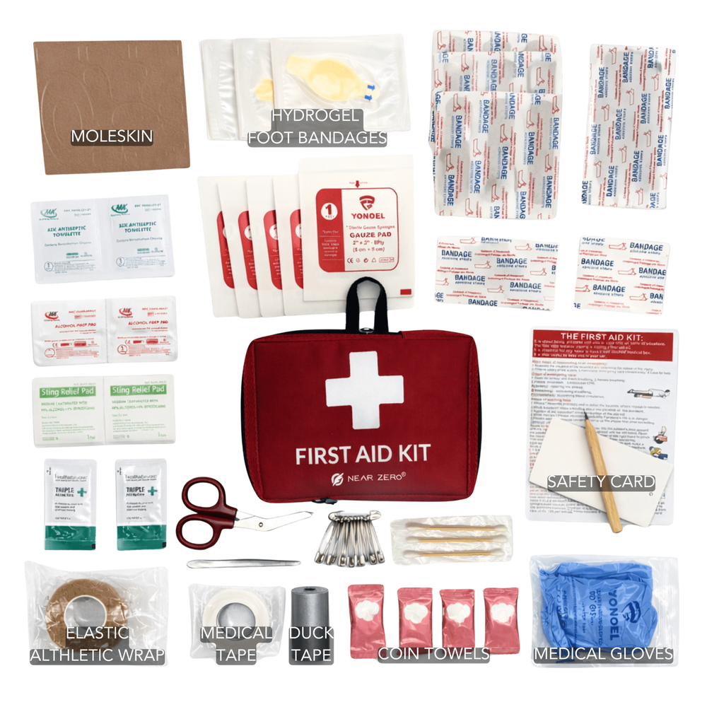 Near Zero Outdoor Gear First Aid Kit - Ultralight - Waterproof