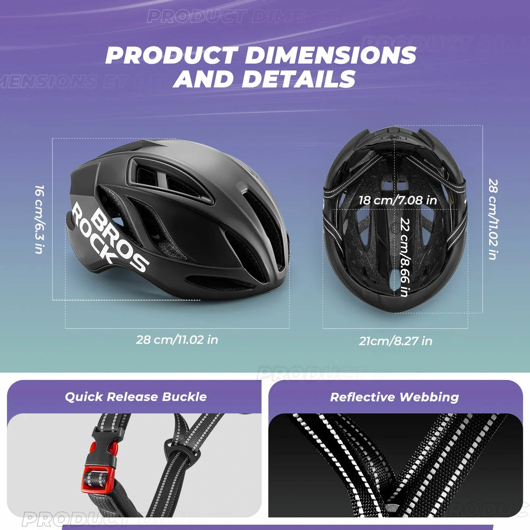 ROCKBROS Ultra-Light Bike Helmet with Maximum Protection