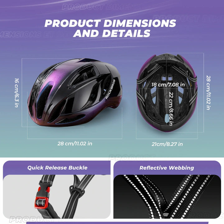 ROCKBROS Ultra-Light Bike Helmet with Maximum Protection