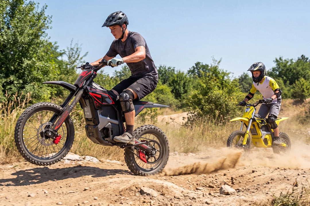 T500 V58 &amp; T500 Pro Combo Pack (2 Bikes) Electric Dirt Bike For Teens &amp; Adults