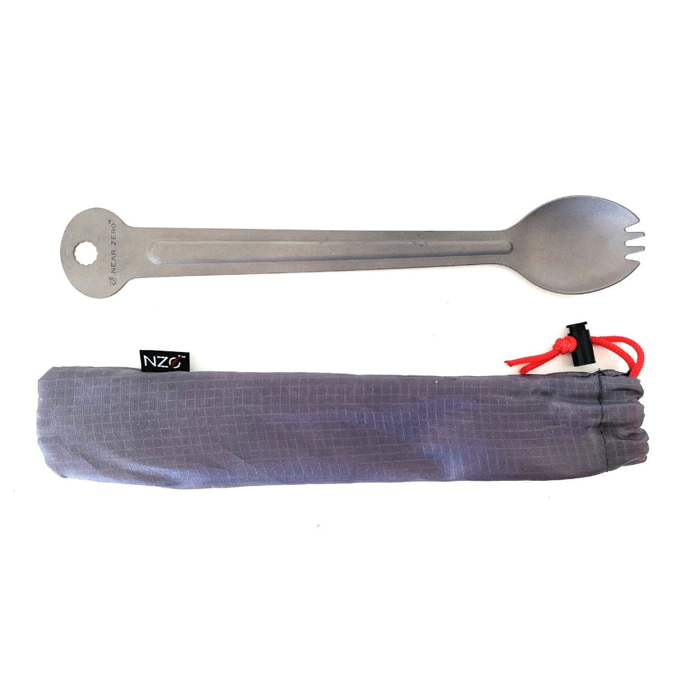 Near Zero Outdoor Gear Titanium Long-Handled Spork