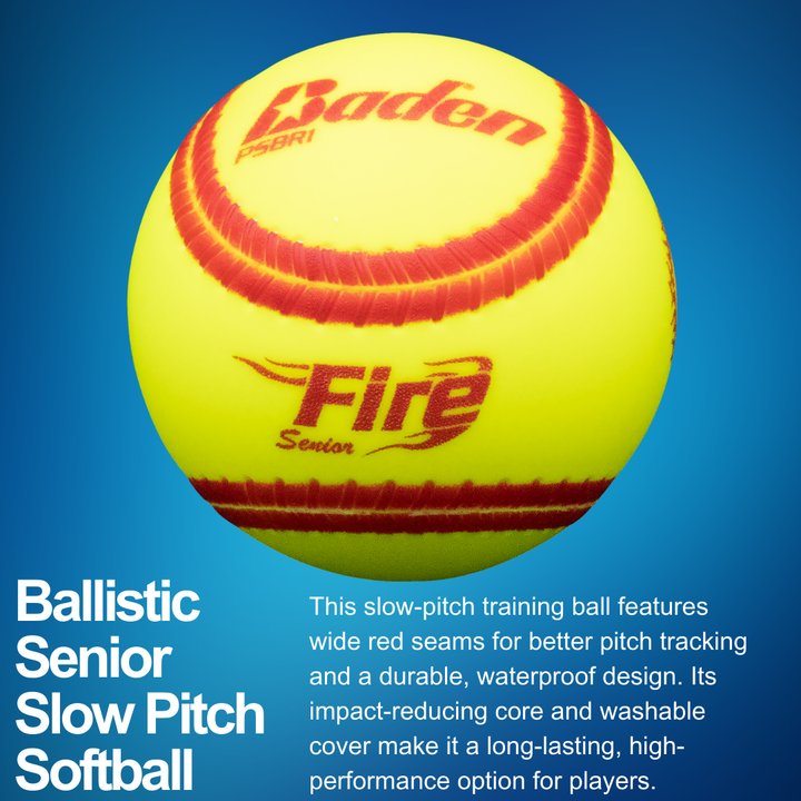 Baden Sports Ballistic Senior Slow Pitch Batting Practice Training Softball