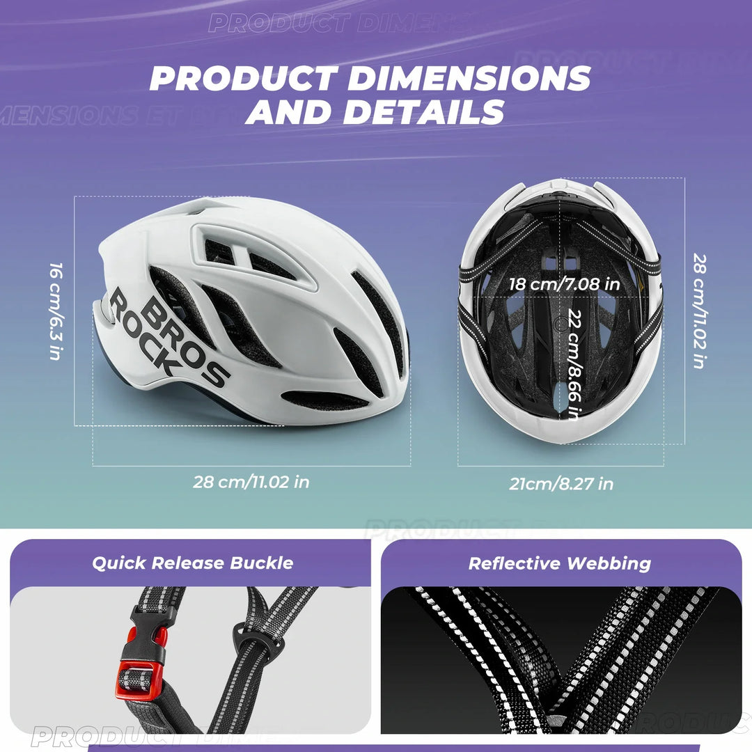 ROCKBROS Ultra-Light Bike Helmet with Maximum Protection