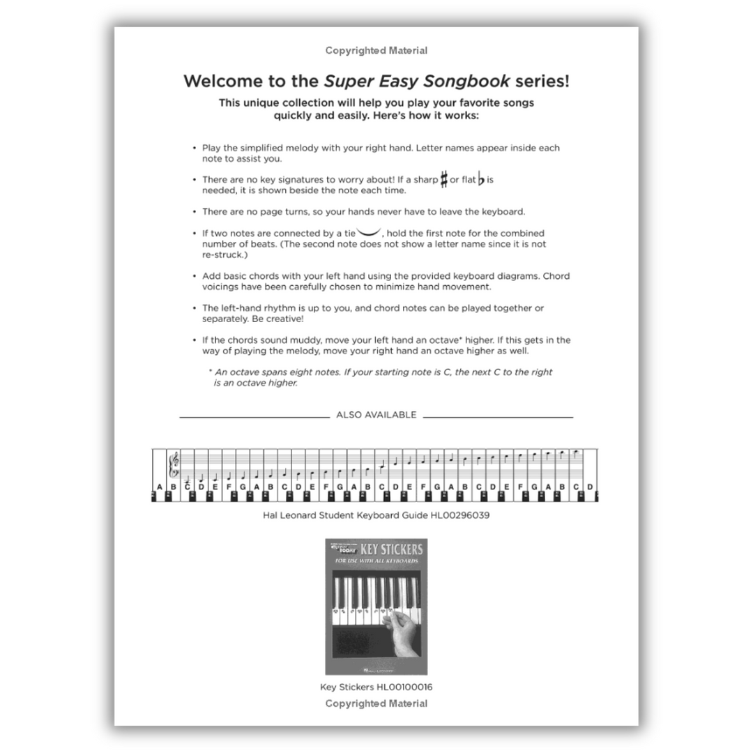 Disney - Super Easy Songbook Spiral Bound