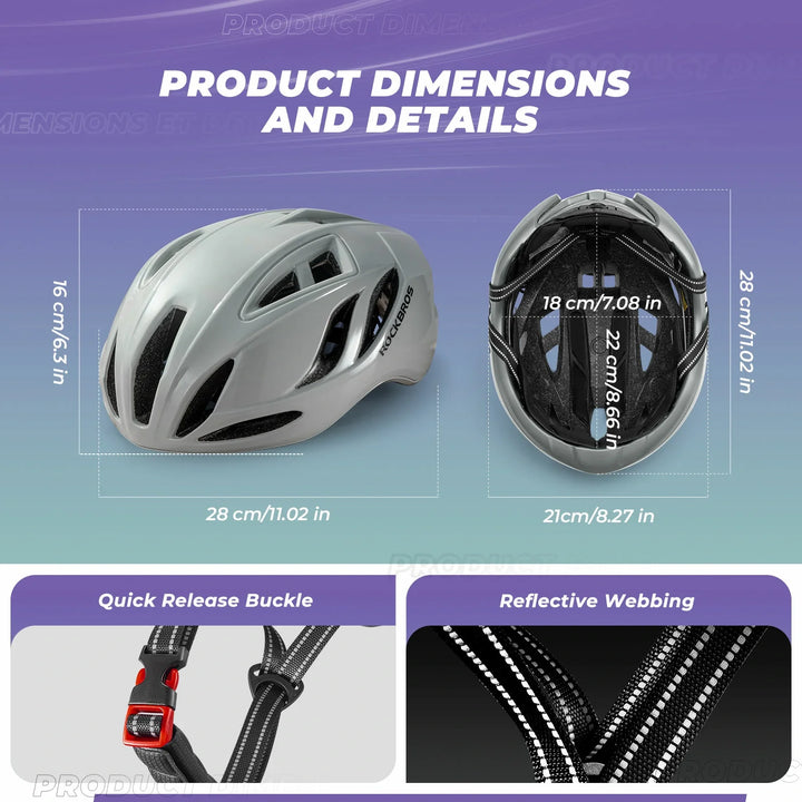 ROCKBROS Ultra-Light Bike Helmet with Maximum Protection