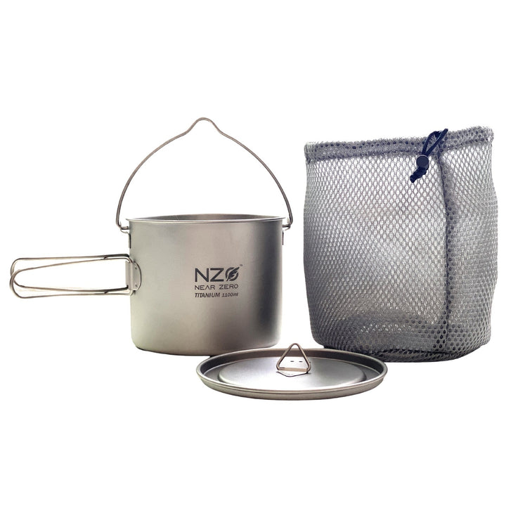 Near Zero Outdoor Gear Titanium Cooking Pot - 1100 ml