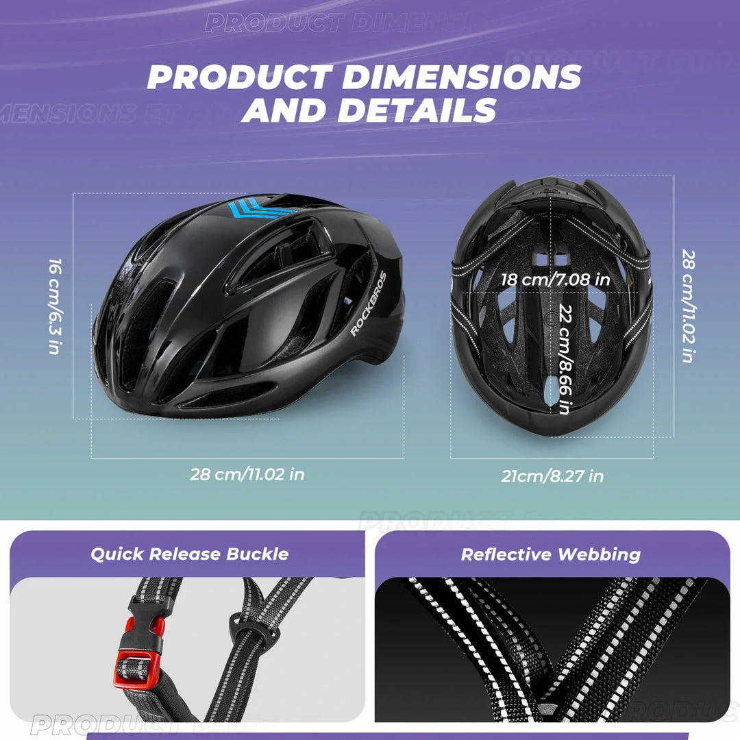 ROCKBROS Ultra-Light Bike Helmet with Maximum Protection