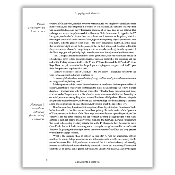 The Gene Keys: Embracing Your Higher Purpose Spiral Bound