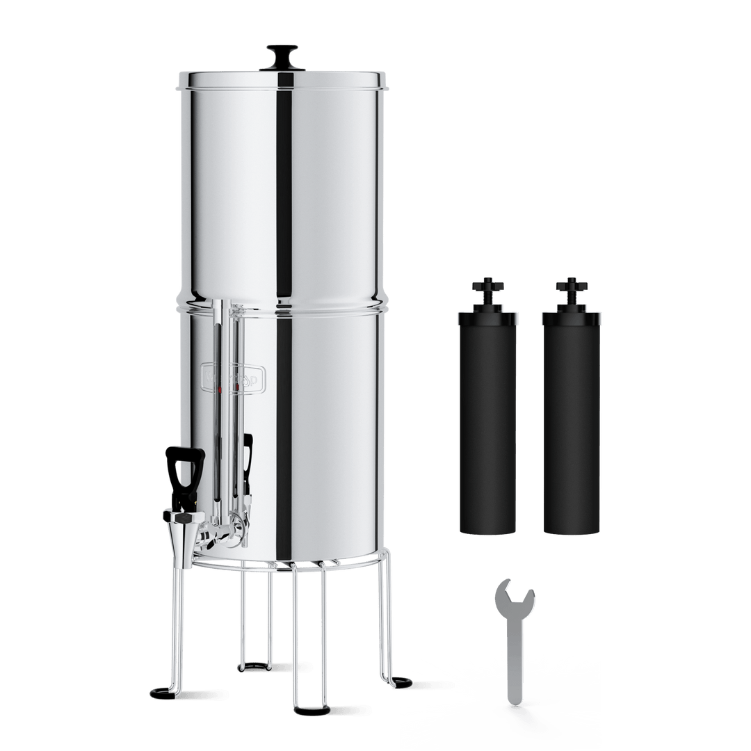 Waterdrop 2.25-gallon King Tank Gravity Water Filter System, With Stand