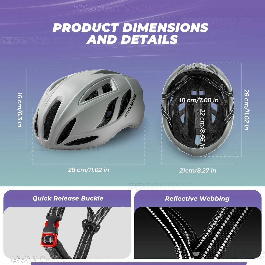 ROCKBROS Ultra-Light Bike Helmet with Maximum Protection