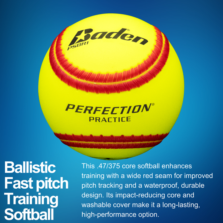 Baden Sports Ballistic Fast pitch Batting Practice Training Softball  
