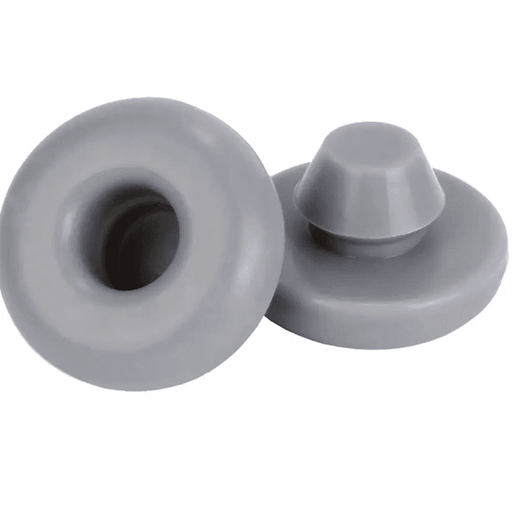 TRAPSKI Rack Replacement Rack Feet | Common 20 qt Cooler Rubber Feet for RTIC Coolers, Yeti Coolers, Tundra Roadie Tank Hard Sided | Non-Slip Non-Scratch Rubber Feet, Gray