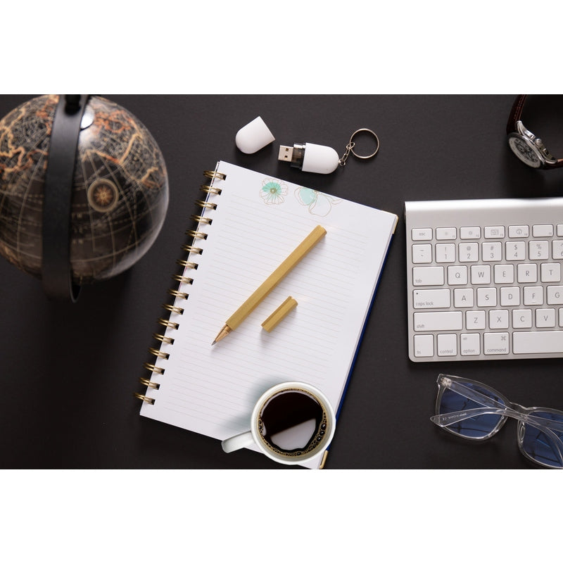 2nd Amen EDC Pen Solid Brass Roller Ball Black Gel Ink Pen