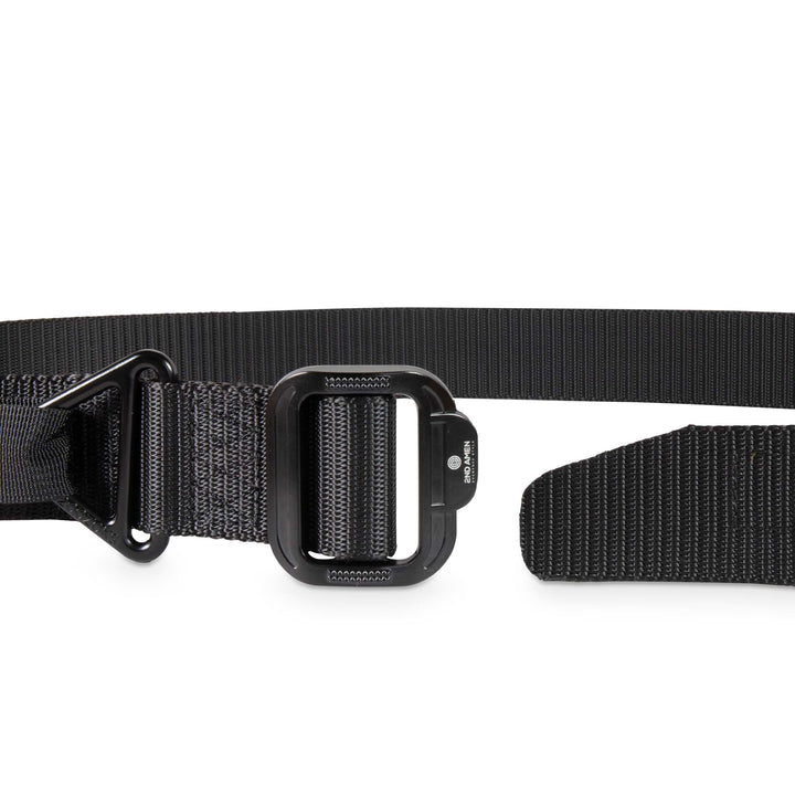 2ND Amen Men's Tactical 1.5 Inch Convertible TDU Rigger with Black Nylon webbing belt & Adjustable Metal Buckle