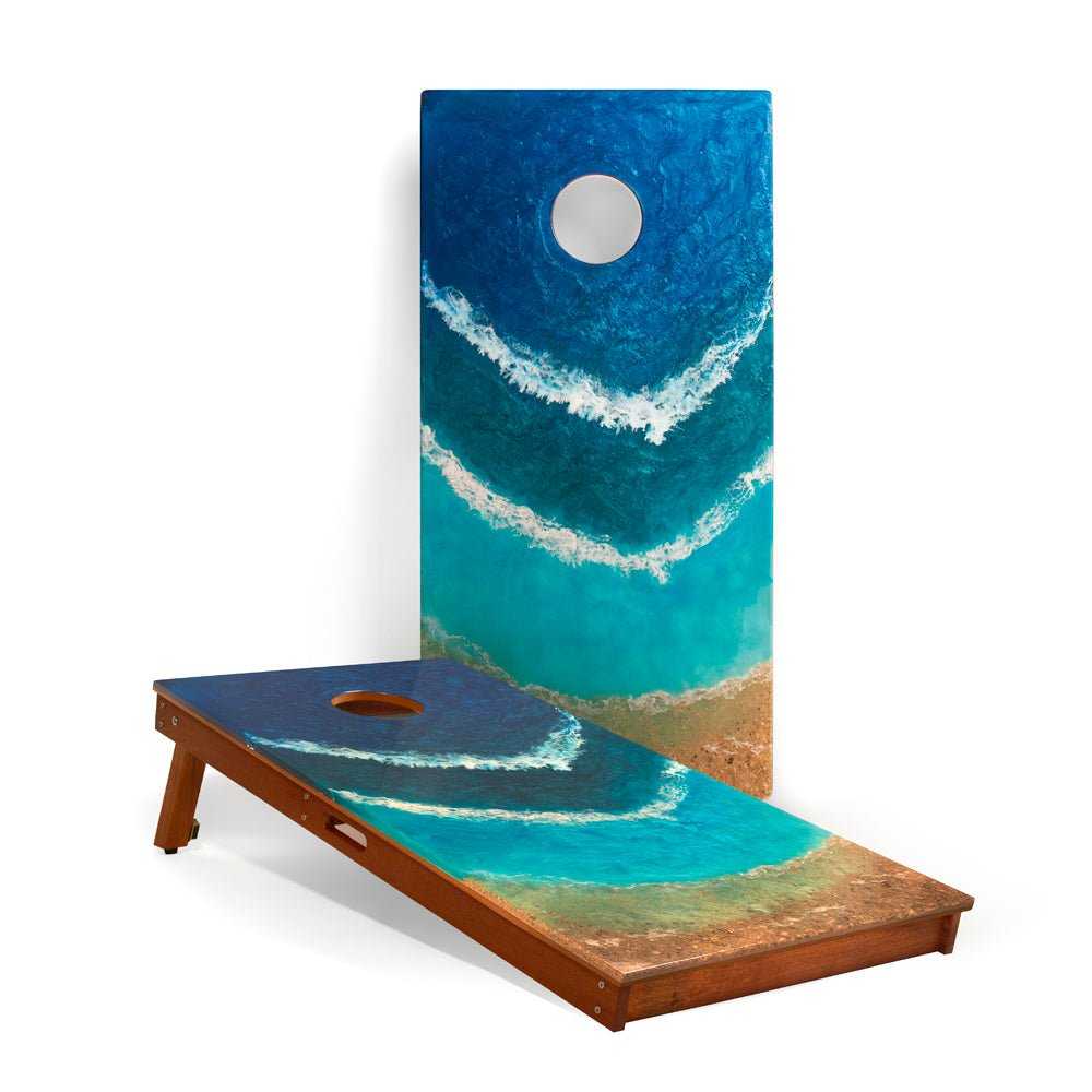 2x4 Epoxy Resin Cornhole Boards for Outdoor Fun