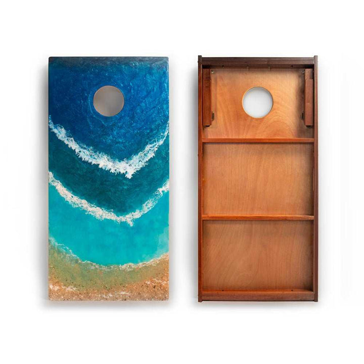 2x4 Epoxy Resin Cornhole Boards for Outdoor Fun