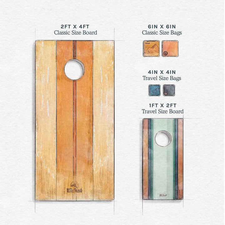 2x4 Epoxy Resin Cornhole Boards for Outdoor Fun