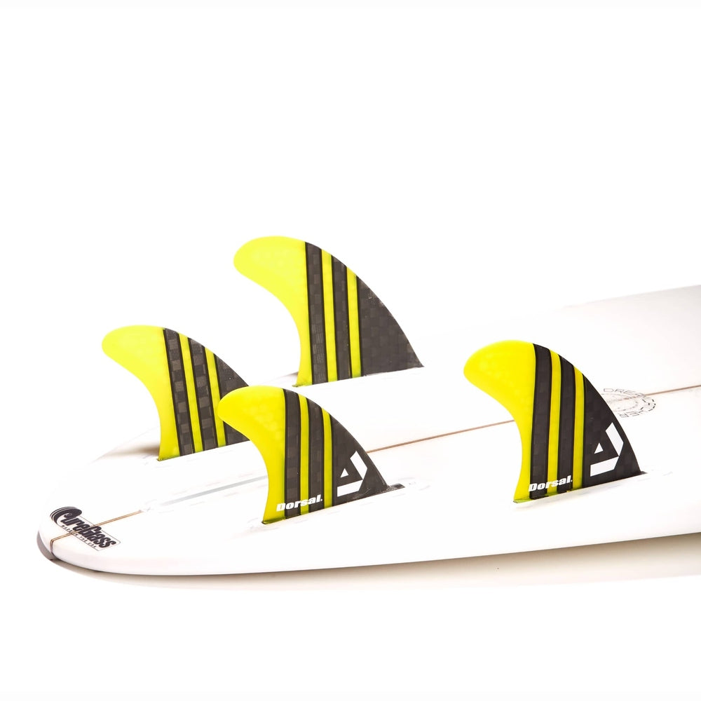 DORSAL Surfboard Fins Quad 4 Set FCS Compatible