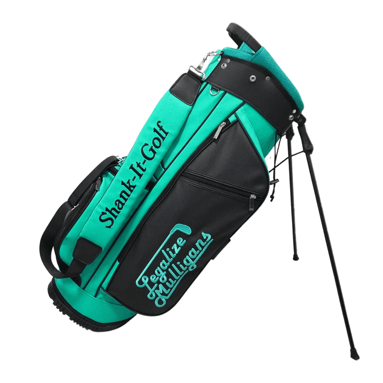 Shank it Golf Legalize Mulligans Mint Golf Bag