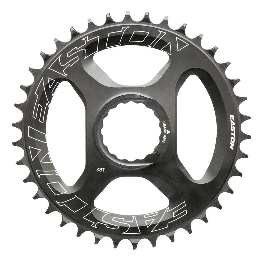 Easton, Direct Mount Narrow/Wide, 38T Chainring, 10/11sp, BCD: Direct Mount, Aluminium, Black