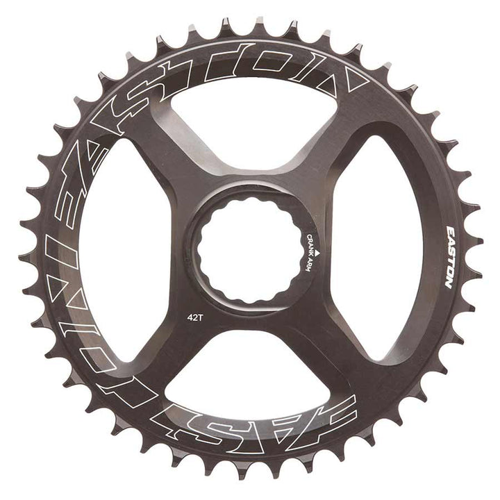 Easton, Direct Mount Narrow/Wide, 42T Chainring, 10/11sp, BCD: Direct Mount, Aluminium, Black