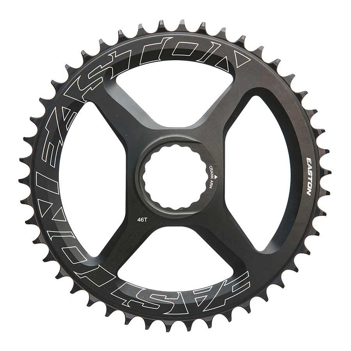 Easton Cycling, Direct Mount Narrow/Wide, Chainring, Teeth: 30/46, Speed: 11, BCD: 64/104, Bolts: 4, Set, Aluminum, Black