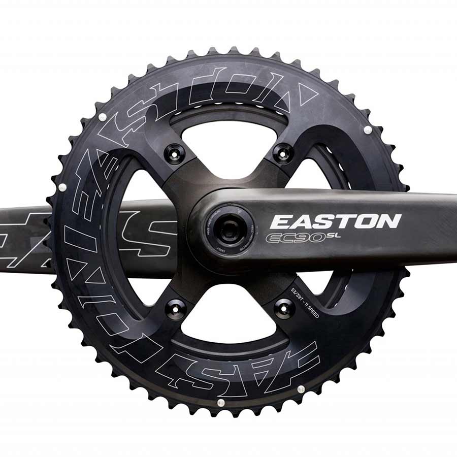 34/50T Chainring, 11sp, BCD: 64/104, Aluminum, Black