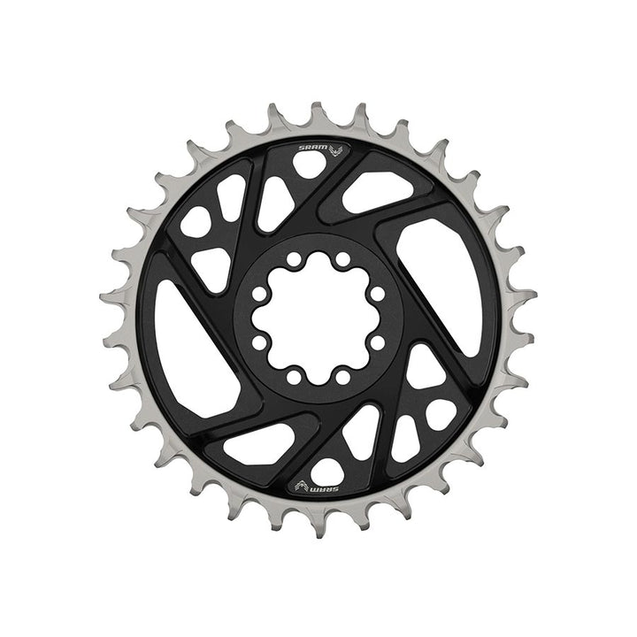 XX 3mm Offset, Chainring, Teeth: 30, Speed: 12, BCD: Direct Mount, Aluminum, Black